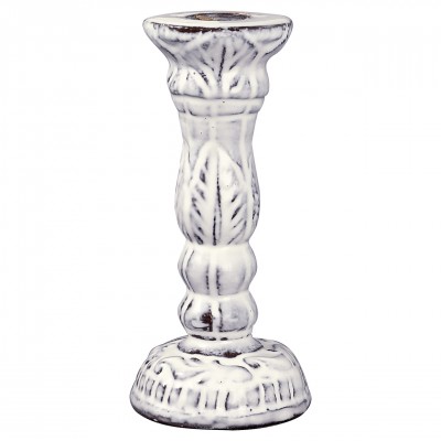 Подсвечник white enamel small