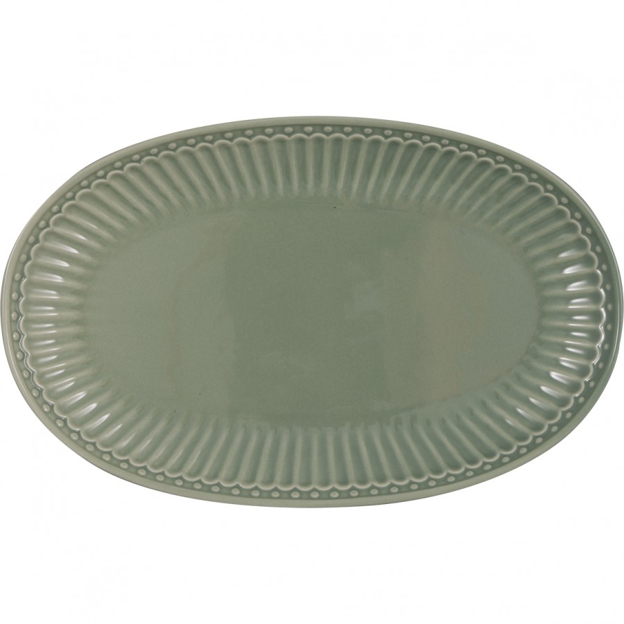Тарелка для печенья Alice dusty green