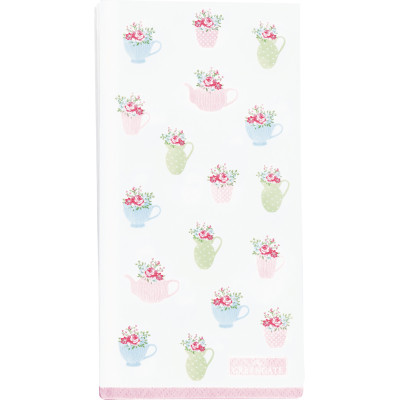 Салфетки бумажные Annalise white 40х40 см, 16 шт