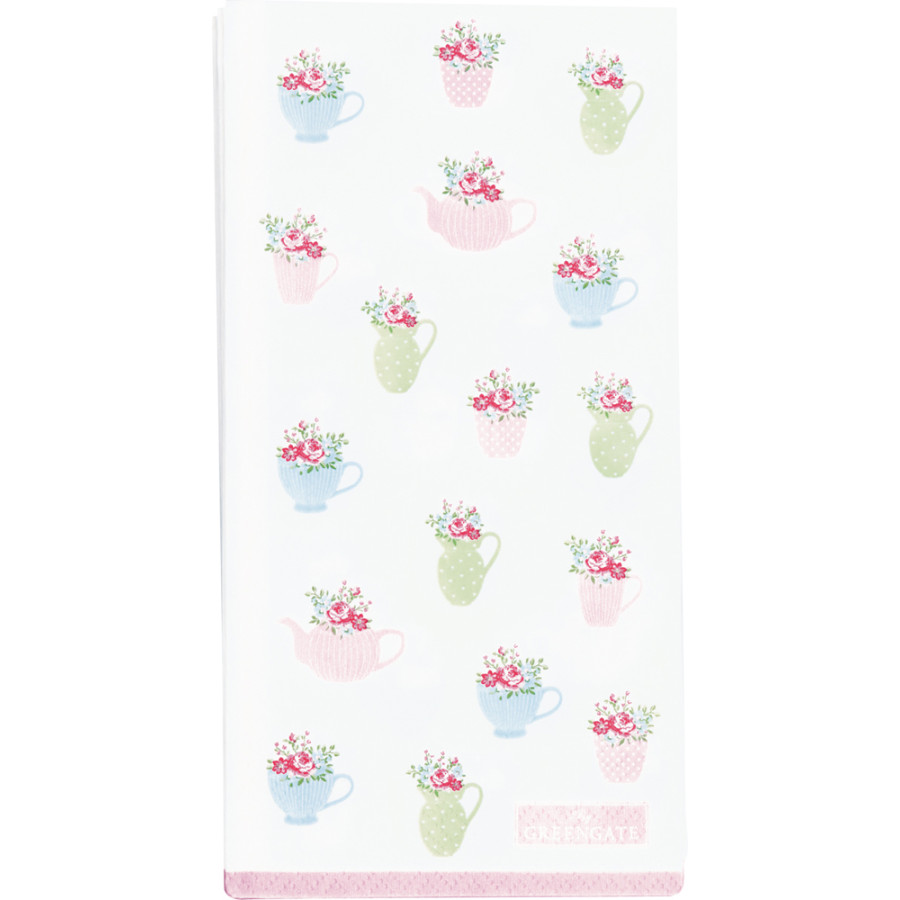 Салфетки бумажные Annalise white 40х40 см, 16 шт