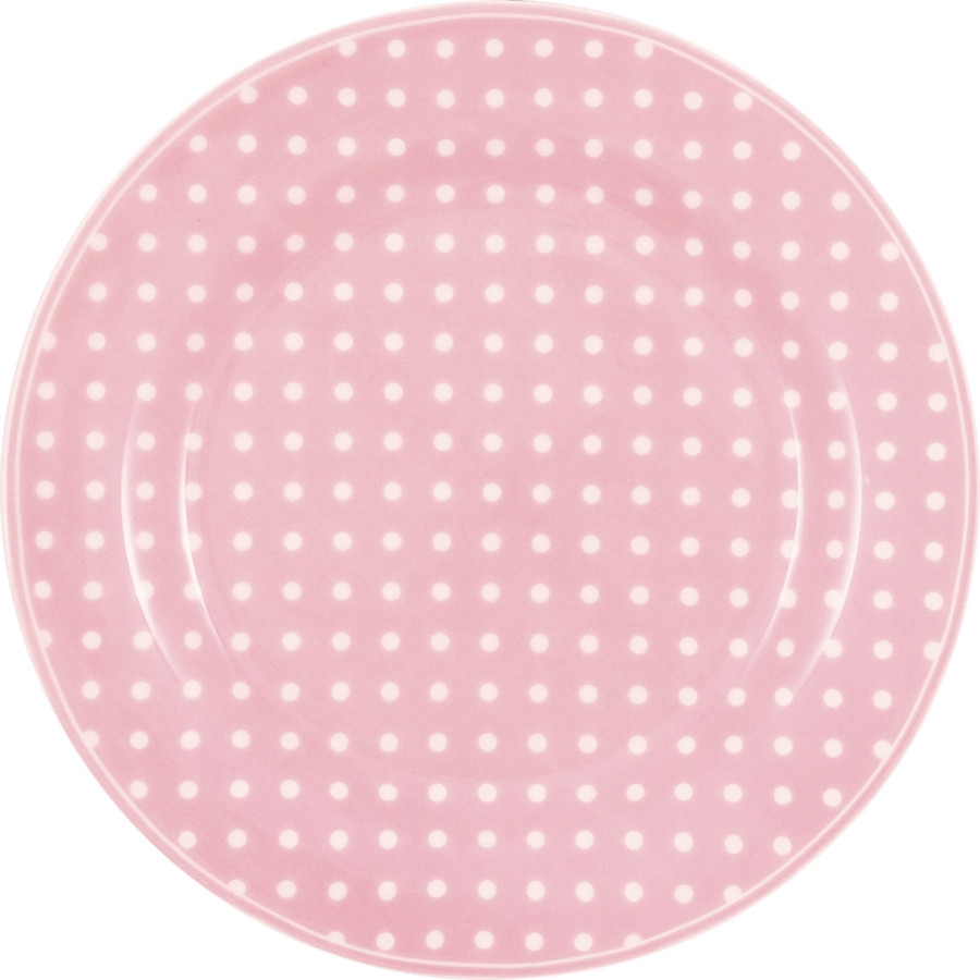 Тарелка Dotty pale pink 20,2 см
