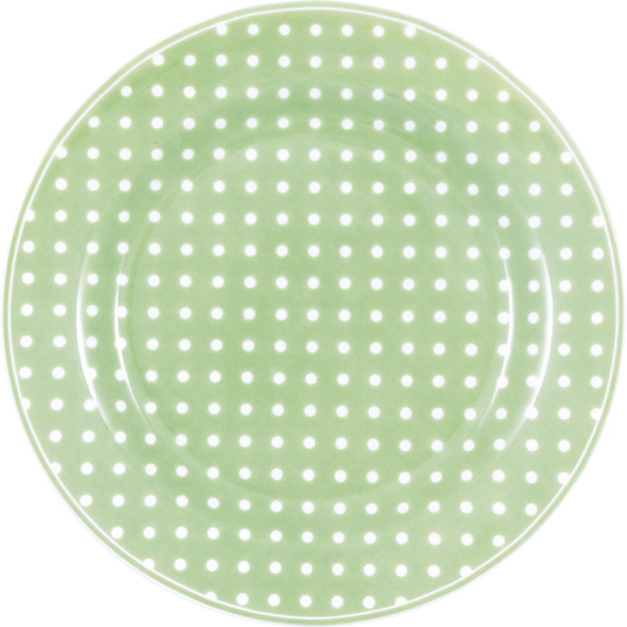 Тарелка Dotty pale green 20,2 см