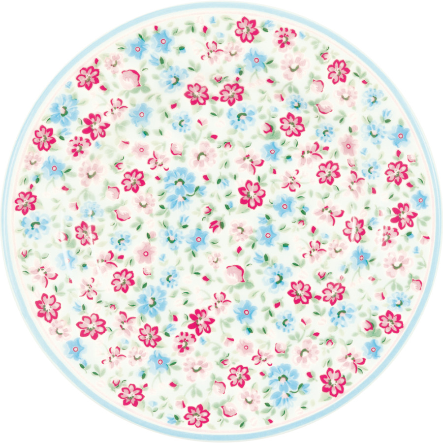 Десертная тарелка Louisa white 15 см