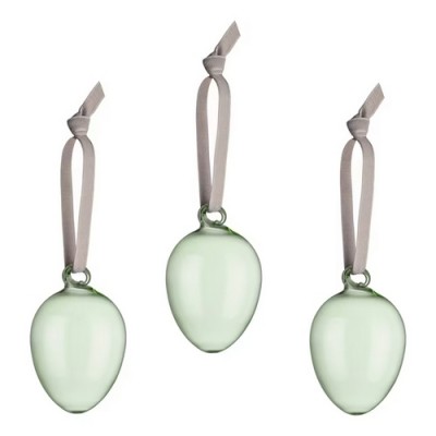 Набор подвесных украшений Egg green 3 шт