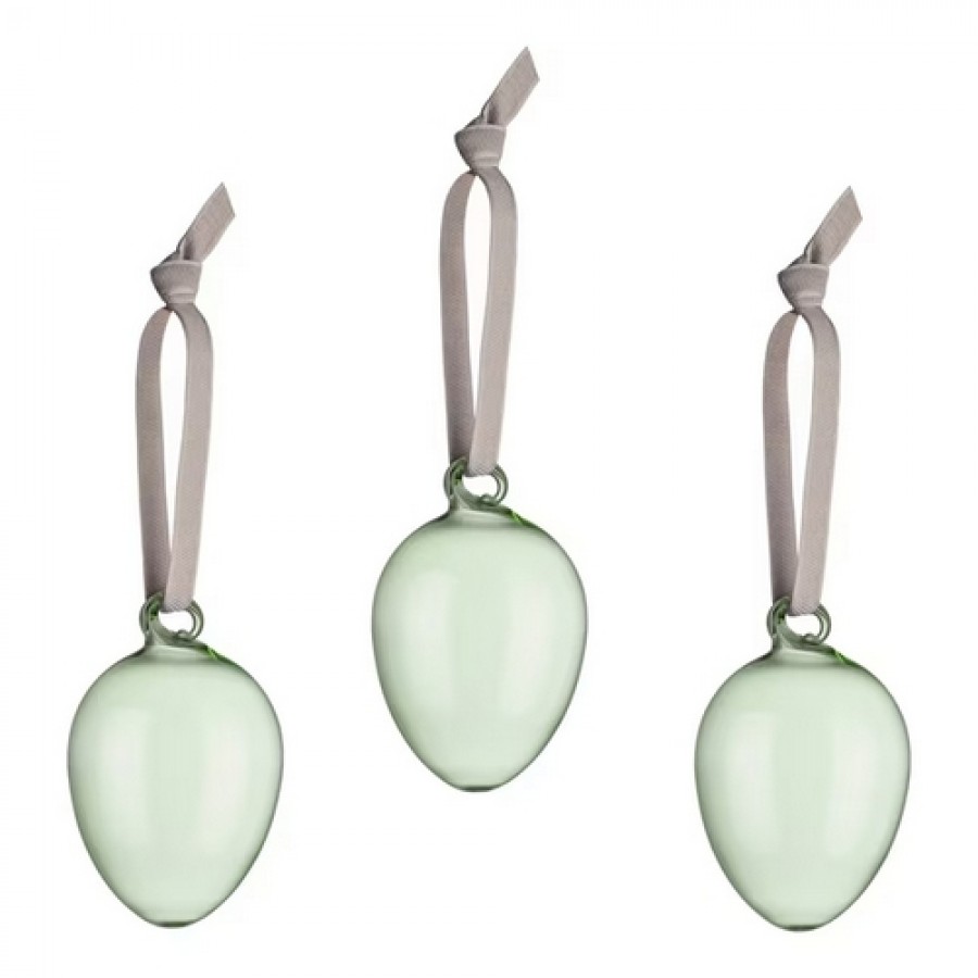 Набор подвесных украшений Egg green 3 шт