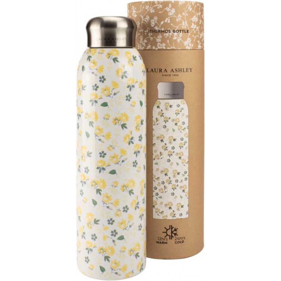 Термос LAURA ASHLEY Flowers Yellow 500 мл в подарочной коробке