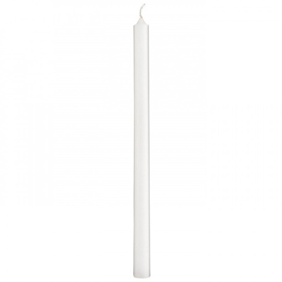 Свеча длинная white