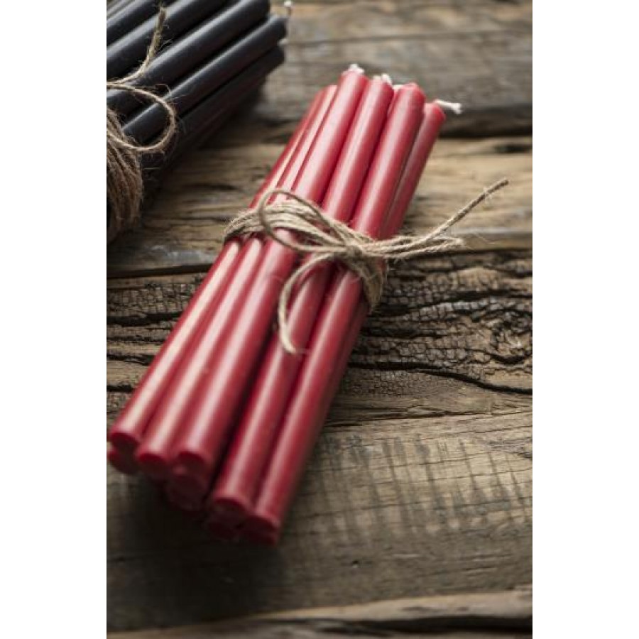 Свеча длинная red