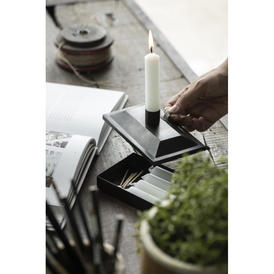 Подсвечник коробка dark rust