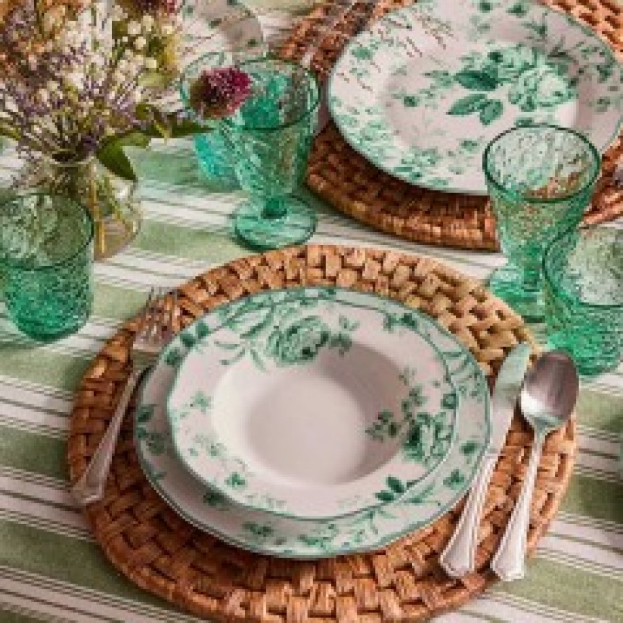 Набор тарелок Cappettata Botanika Green 18 шт