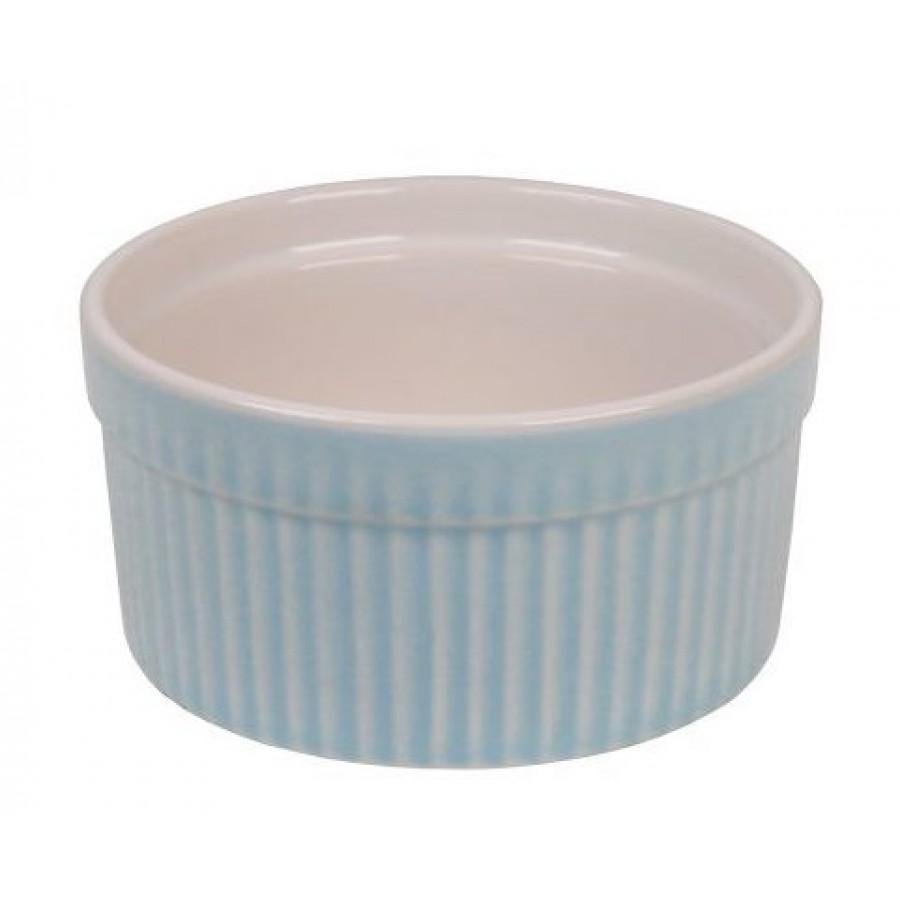 Рамекин with stripes Pastel blue 9 см