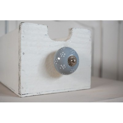 Ручка мебельная Grey with roses