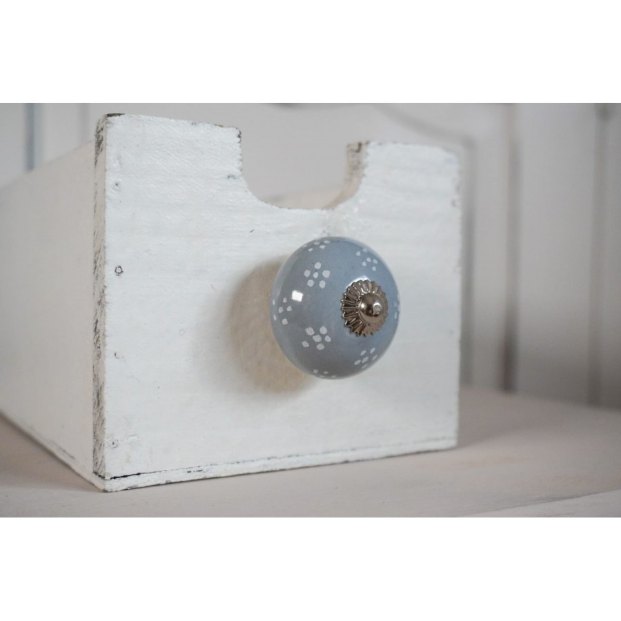 Ручка мебельная Grey with roses