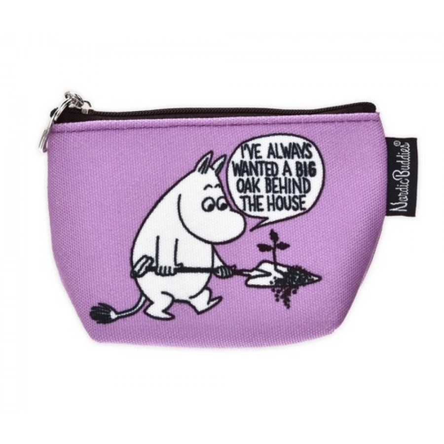 Кошелек для монет Moomin Муми-тролль садовод Lilac