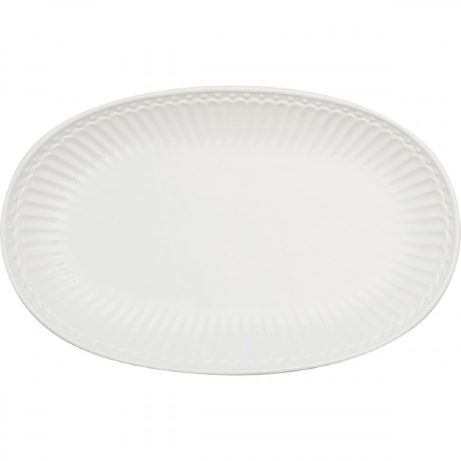 Тарелка для печенья Alice white 23 см