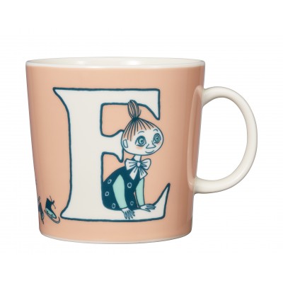 Кружка Moomin Алфавит, буква E, 400 мл