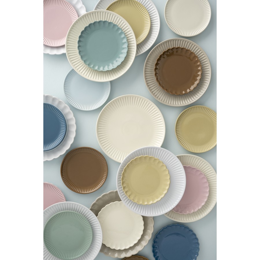 Тарелка с волнистыми краями Mynte Butter Cream 19,5 см