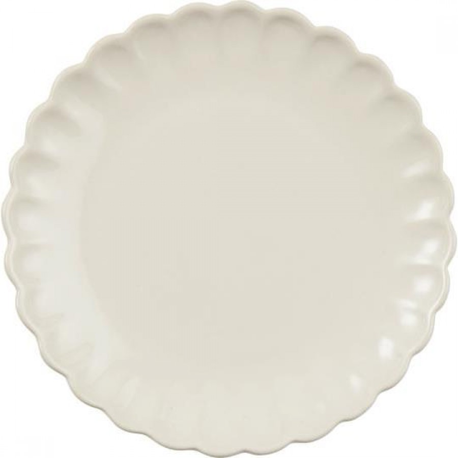 Тарелка с волнистыми краями Mynte Butter Cream 19,5 см