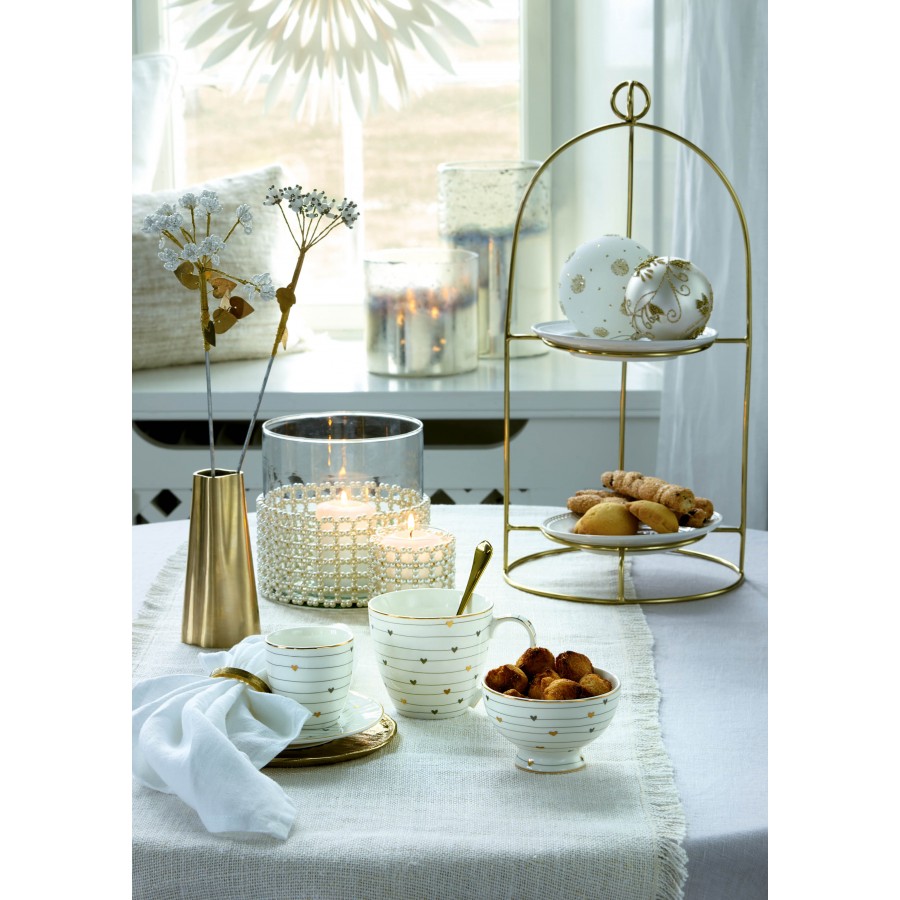 Десертная тарелка Grace white 15 см