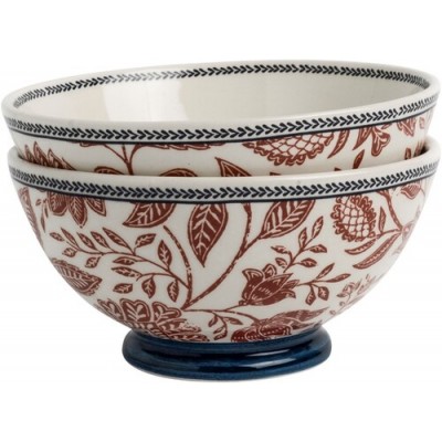 Набор пиал Laura Ashley Hedingham Blue Terra 15,5 см, 2 шт