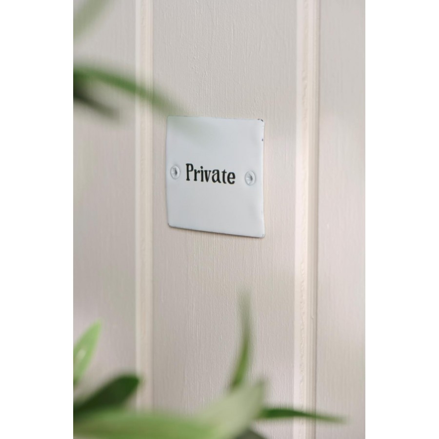 Металлическая табличка Private