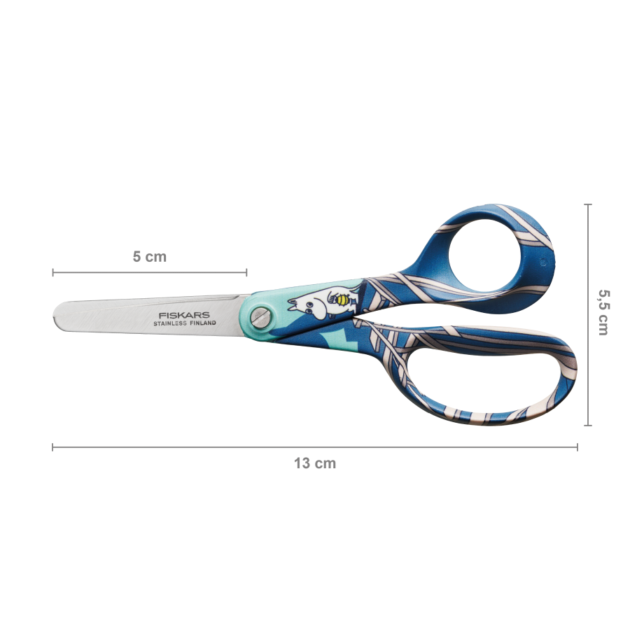 Детские ножницы Moomin Муми-тролль 13 см, в коробке