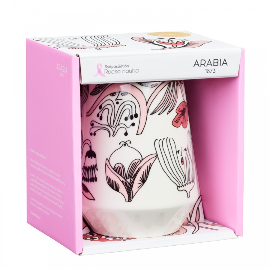 Ваза Arabian rakastetut kuviot Roosanauha 13 см