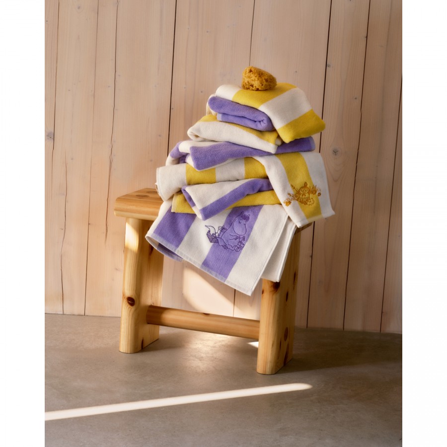 Полотенце для рук Moomin Фрекен Снорк purple stripe 50х70 см