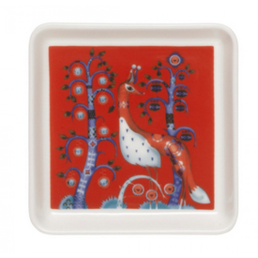 Taika Тарелка 12x12 см, red
