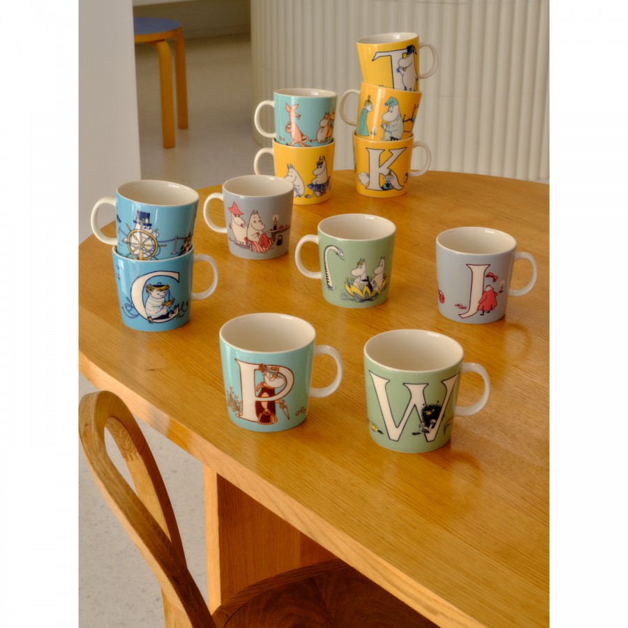Кружка Moomin Алфавит, буква K, 400 мл