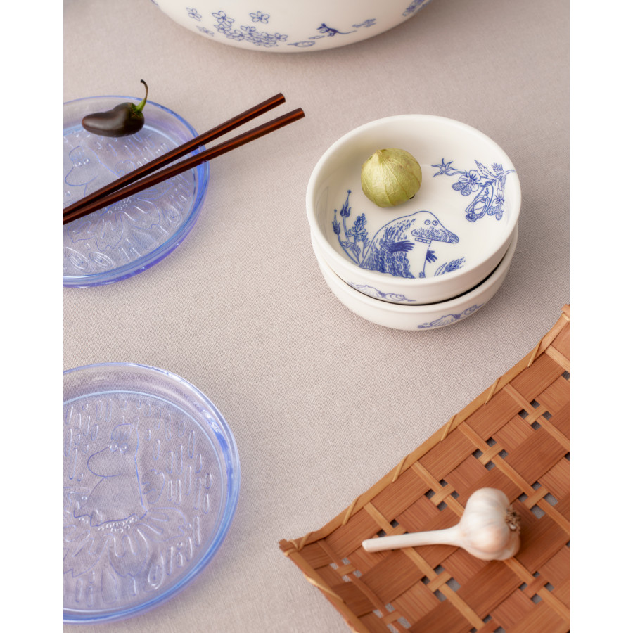 Тарелка Moomin Мистический лес aqua blue, 15,5 см