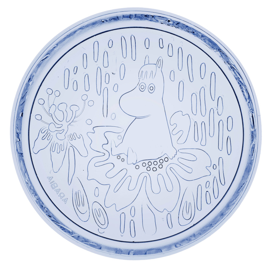 Тарелка Moomin Мистический лес aqua blue, 15,5 см