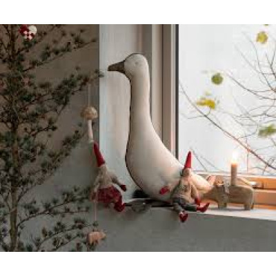 	 Гусь, бежевый, 55 см