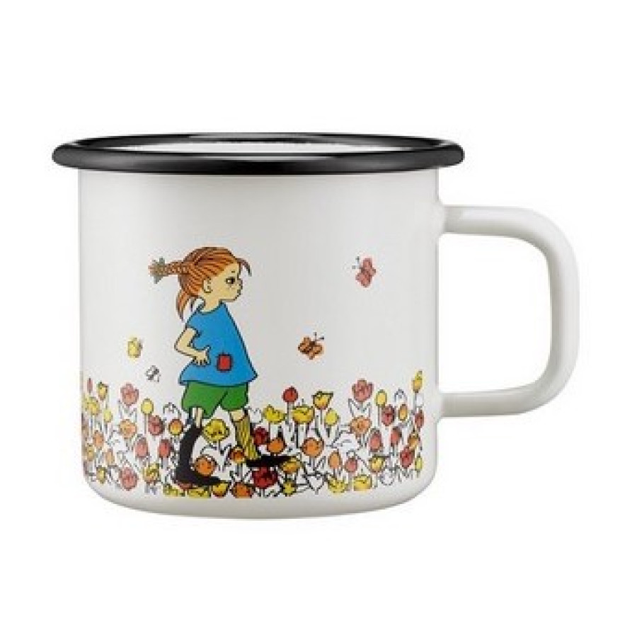 Pippi Кружка эмалированная Be More Pippi 370 мл