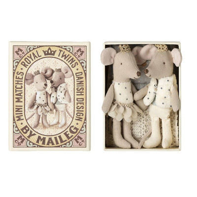 Мышки - принц и принцесса, в спичечном коробке Maileg
