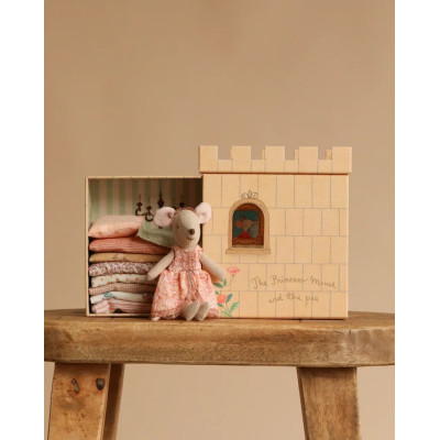 Мышка-принцесса на горошине Старшая сестра, розовая