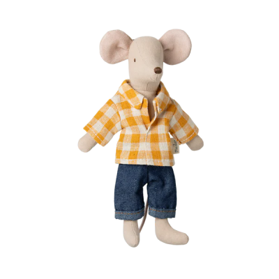 	 Мышонок Папа в желтой рубашке