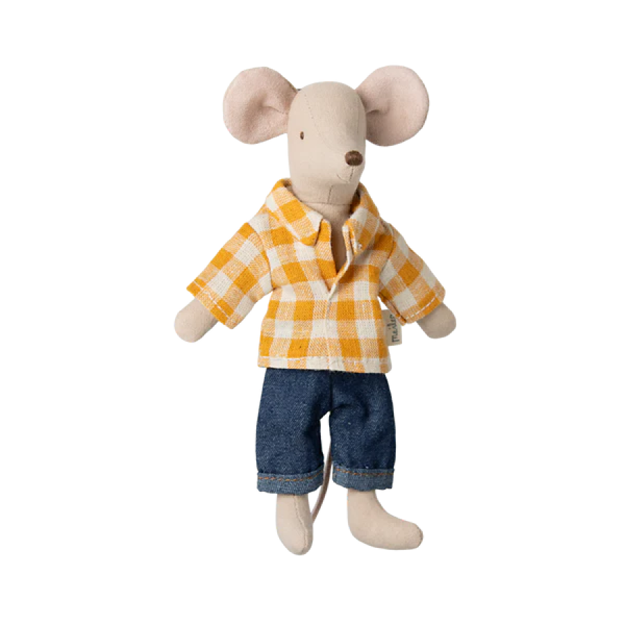 	 Мышонок Папа в желтой рубашке