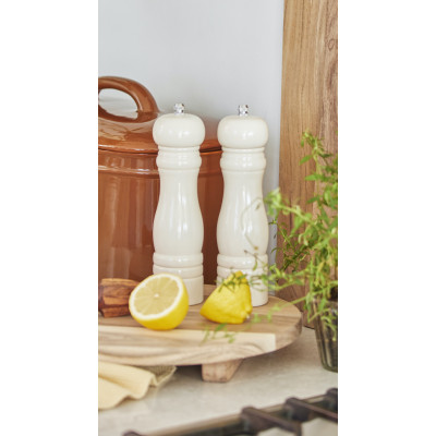 Мельница для соли и перца кремовая
