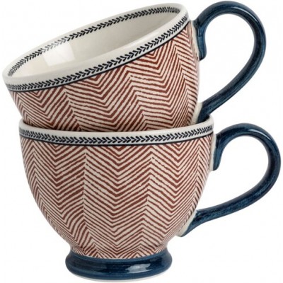 Набор кружек Laura Ashley Edwin Blue Terra 430 мл, 2 шт