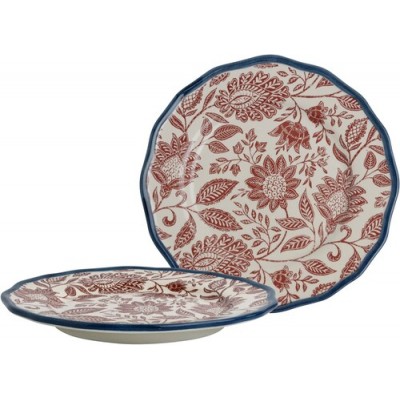 Набор тарелок Laura Ashley Hedingham Blue Terra 21 см, 2 шт