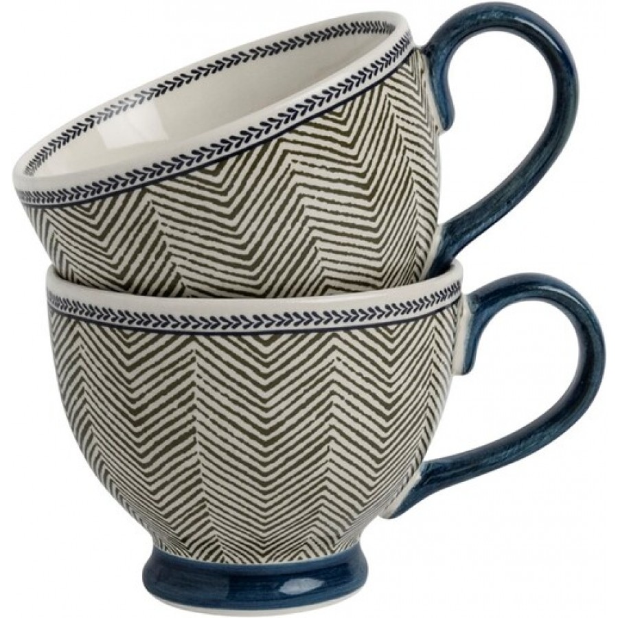 Набор кружек Laura Ashley Edwin Blue Sage 430 мл, 2 шт