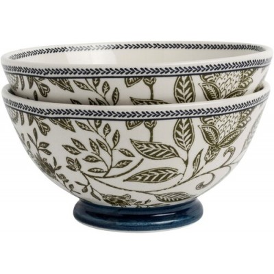 Набор пиал Laura Ashley Hedingham Blue Sage 15,5 см, 2 шт