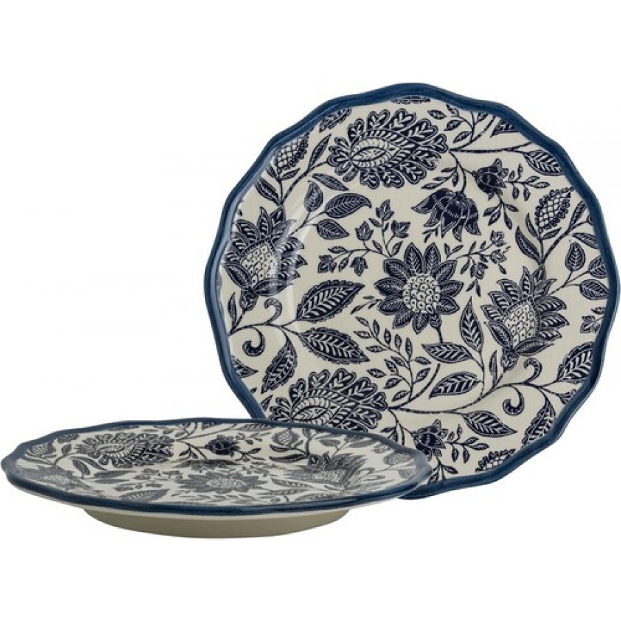 Набор тарелок Laura Ashley Hedingham Blue 21 см, 2 шт