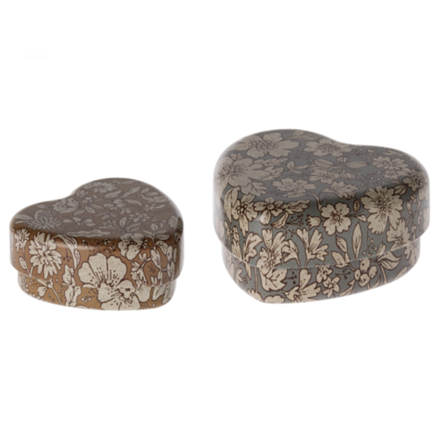 Набор коробок для хранения молочных зубов Blue/Ocher blossom, 2 шт