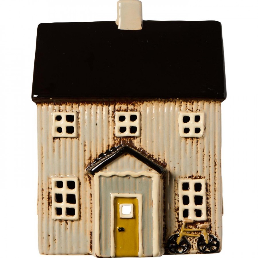 Подсвечник House tealight Visby bicycle in front black roof