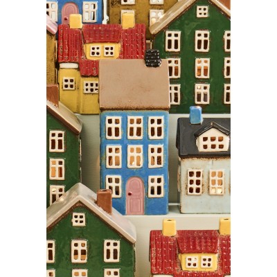 Подсвечник House tealight Nyhavn blue light pink door