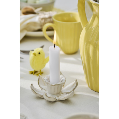 Подсвечник Daffodils butter cream для свечи d 2,2 см