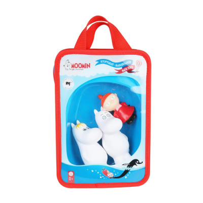 Набор игрушек для ванны Moomin 4 пр.