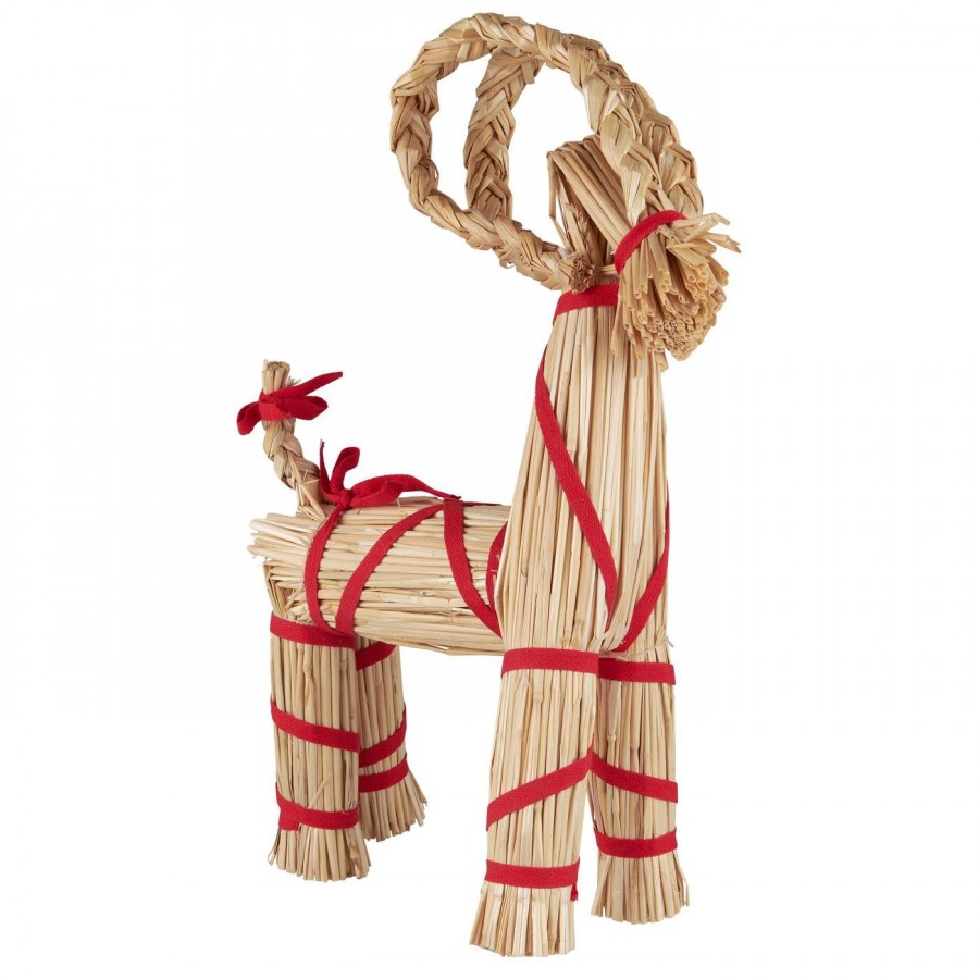Фигурка Christmas goat red ribbon My Nostalgic Christmas